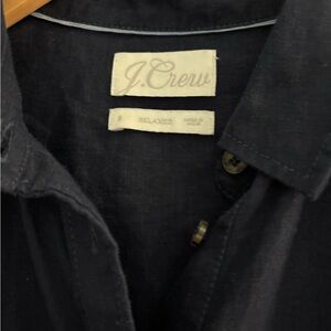 J Crew Relaxed/fit short sleeve Irish Linen Dress